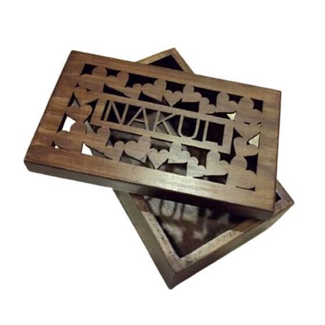 Little Brown Hearts Storage Box - Little Surprise Box