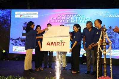HLL Lifecare - C&MD Unveiling new AMRIT Logo