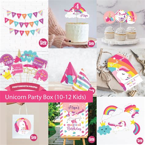 Birthday Party Box - Unicorn Theme – Festabox