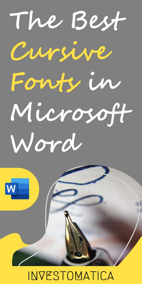 Image result for Word Script Fonts