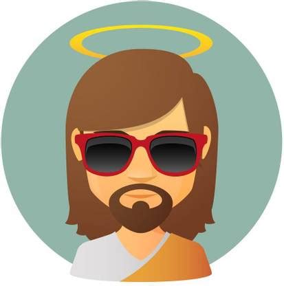 KD Jesus avatar Sticker Poster|christian religion|Jesus christ poster ...