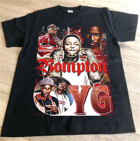 【BOMPTON】★ギャングスタラッパー★YG限定Tシャツ★4REAL☆ | LAJAPANではオリジナルTシャツ作成します、HIPHOP好き ...