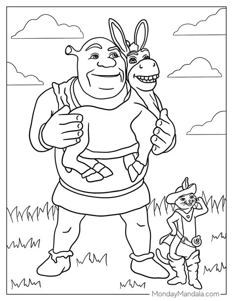 34 Shrek Coloring Pages (Free PDF Printables)