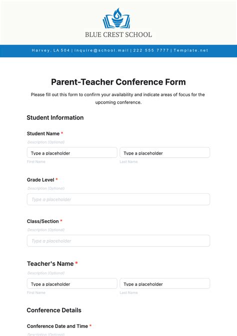 Free School Form Templates to Edit Online