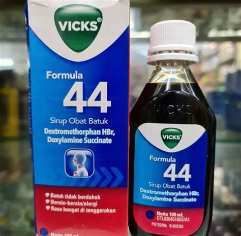 VICKS FORMULA 44 Cough Syrup Fast Relief Chest Congestion Phlegm & Sore ...