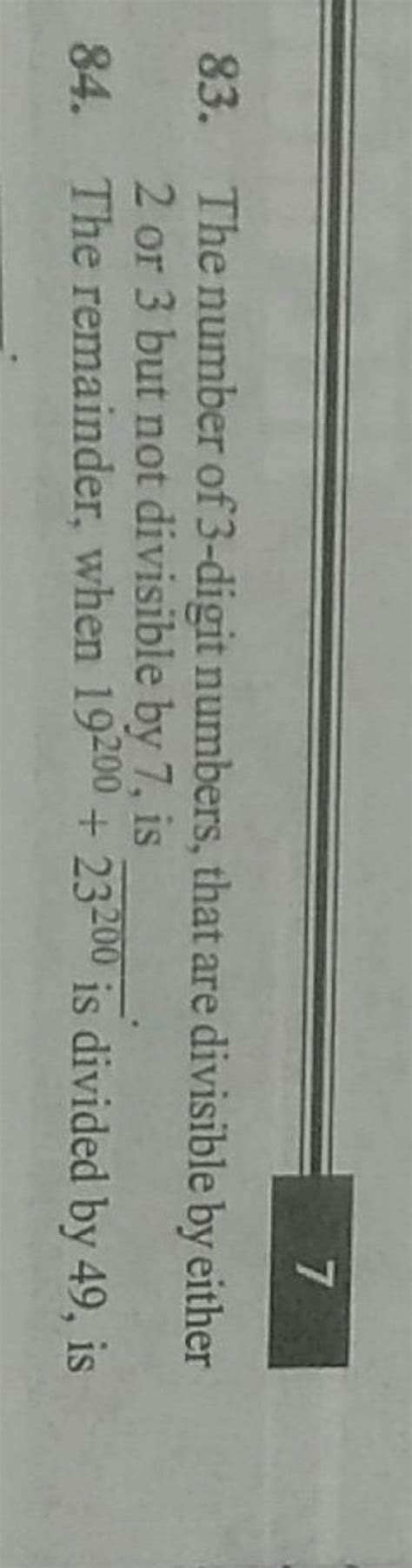 How Many Three Digit Number Divisible by 7 的图像结果