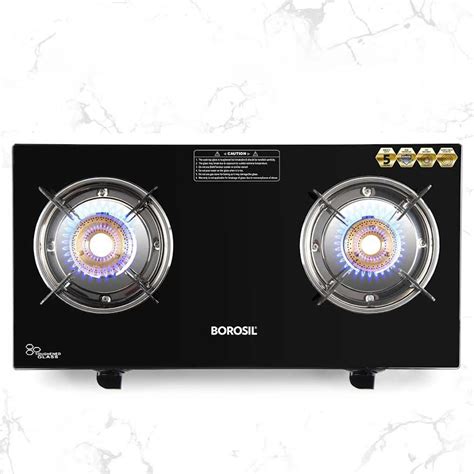 Buy Borosil Flare Glasstop Gas Stove 2 Burner Online at Best Price