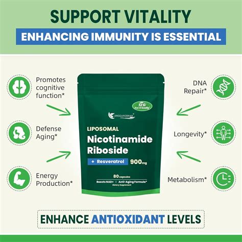 Liposomal Nicotinamide Riboside 900mg, Nicotinamide India | Ubuy