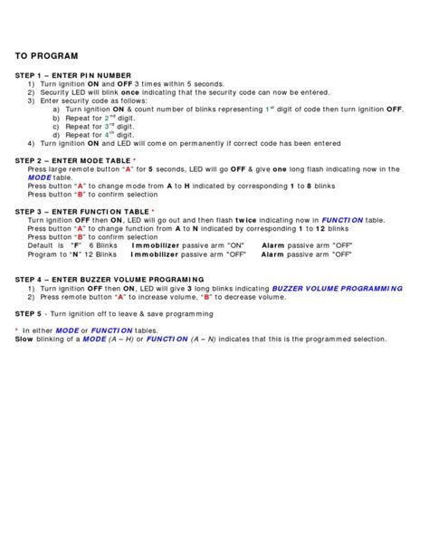 Code Alarm Transmitter Programming 的图像结果