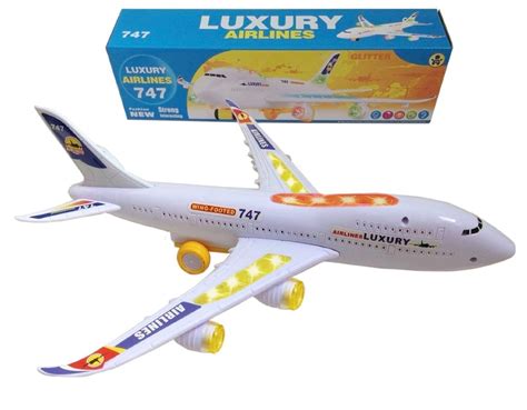 Luxury Boeing 747-300 Airbus Bump 'N Go Toy Plane : Amazon.in: Toys & Games