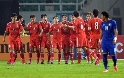 （体育）（21）足球——友谊赛：中国队战胜泰国队(图)-搜狐滚动