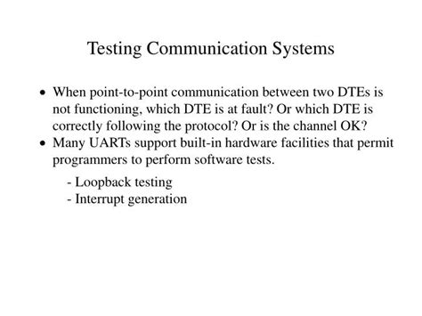 Image result for Communication System Testing