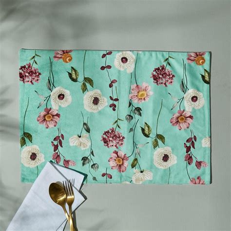 Buy Drake Floral Print Reversible Placemat from Home Centre at just INR ...