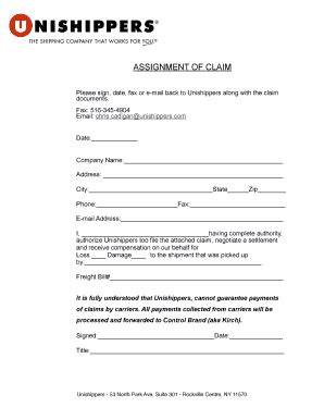 Image result for Assignment of Claim