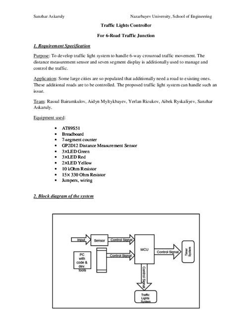 Image result for Traffic Lights Algorithm Schema