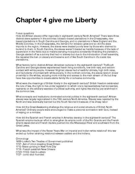 Give Me Liberty Pdf