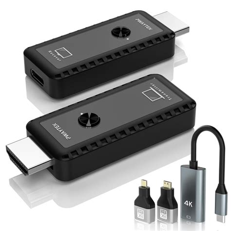 Mini Portable Wireless HDMI Transmitter and Receiver 4K,Plug & Play ...