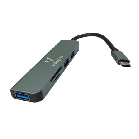 Hub Infinytek 5 In 1 Tipo C Hub Usb3.0 To Usb 3.0 *1+2.0* 2+sd/tf - Yg ...