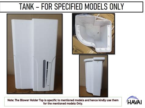 Plastic Tank White Suitable for Usha Tornado ZX, Crompton Mystique DLX ...