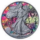1 oz Silver Eagle 2021 – The Elephant, Spirit Animals – Art Color ...