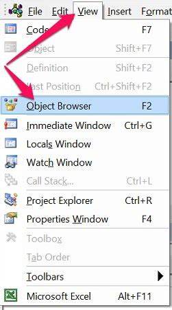 Image result for Object Browser Icon VBA