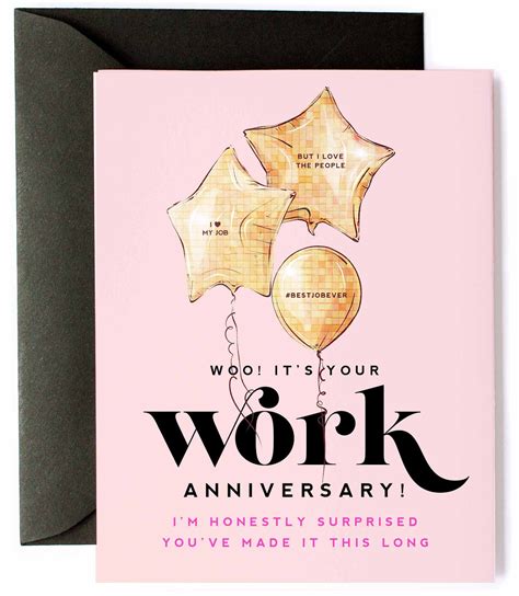 KMB041 Work Anniversary Card – Shade Tree Greetings