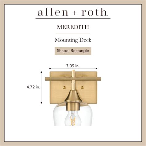 allen + roth Meredith 22.26-in 3-Light Gold Led, Modern/Contemporary ...