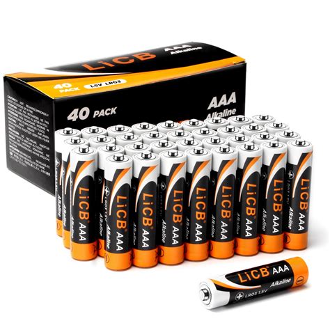 LiCB AAA Batteries 40 Pack Triple A Alkaline Nepal | Ubuy