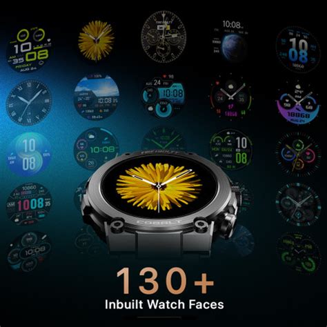 Fire-Boltt Cobalt 36.3mm AMOLED display, BT call, 300+ sports modes ...