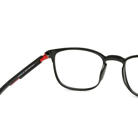 Maroon Black Red Black Full Rim Square Lenskart Air LA Air Essentials ...