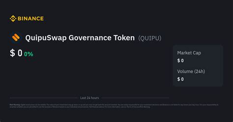 QuipuSwap Governance Token Price | QUIPU to USD Converter, Chart and News