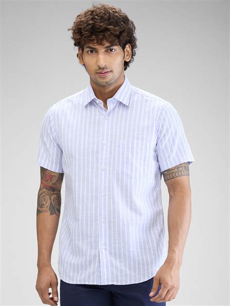 Colorplus Purple Checks Regular Fit Cotton Casual Shirt – MyRaymond