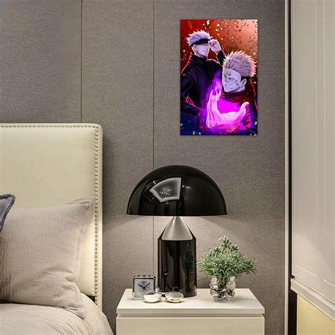Buy Jujutsu Kaisen Anime Poster Gifts Decor Wall Art 12x18 inch ...