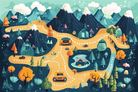 Adventure Map Cartoon 的图像结果