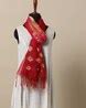 Buy Red Dupattas for Women by Loom Legacy Online | Ajio.com