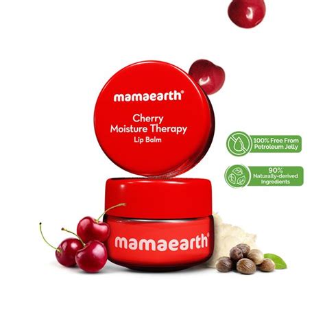 Cherry Moisture Therapy Lip Balm with Cherry & Vitamin E for Dry ...