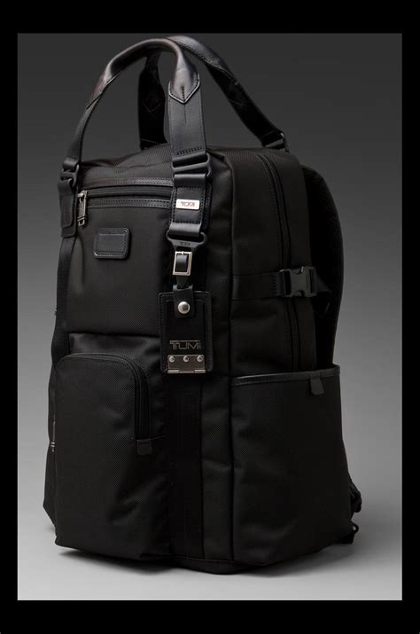 Tumi Alpha Bravo Ballistic Nylon Lejeune Backpack Tote in Black | REVOLVE