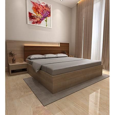 V Create Store King Size Engineered Wood Platform Storage Bed with ...