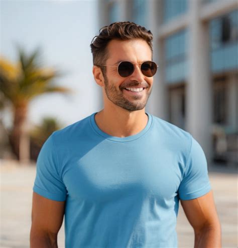 160GSM OCEAN BLUE ROUND NECK T-SHIRT – TERAFTO
