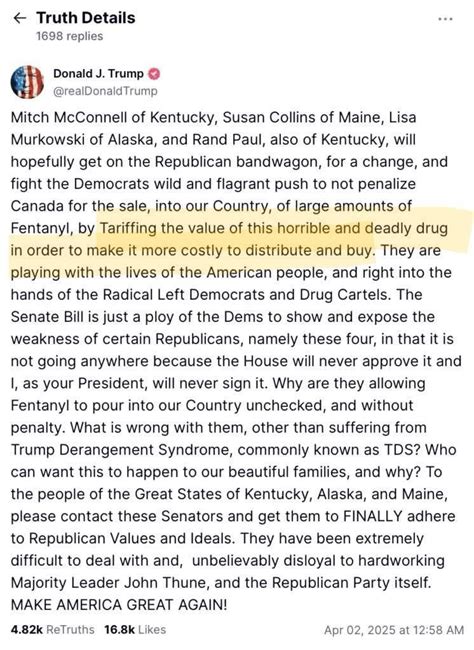 Trump wants to “tariff the value” fentanyl to make it more costly to ...