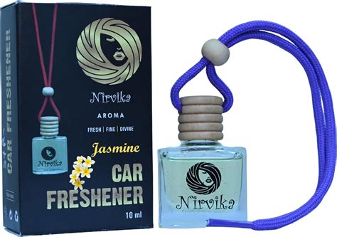 Car Perfume-(Jasmine) fragrance, Car Hanging freshener/Car freshener ...