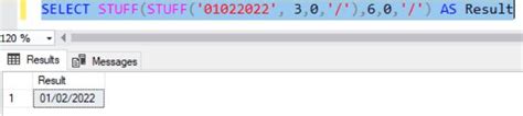 Image result for SQL Server Stuff Function