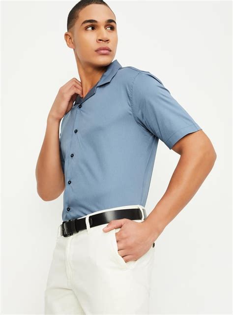 Buy Men Slim Fit Satin Resort Shirt Online at just Rs. 999.0 ...