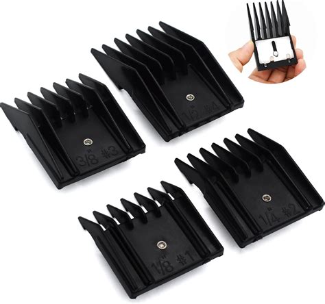Amazon.com: 4 Pieces Professional A5-Style Animal Clipper Attachment ...