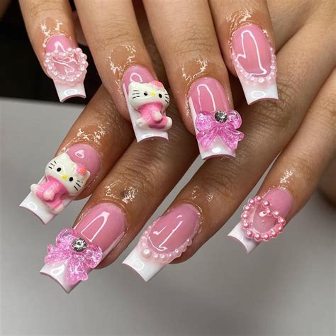 Hello Kitty Nail Designs 2022