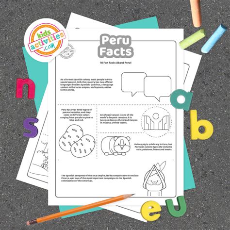 Printable Fun Facts About Peru for Kids | Kids Activities Blog