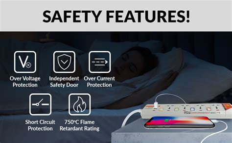 MX 4 Way Power Strip with Universal Socket & LED Indicator Individual ...