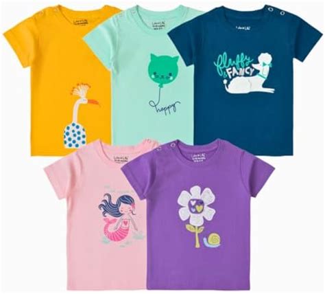 Buy Luke and Lilly 100% Cotton Kids T-Shirts for Baby Girls Sizes for ...