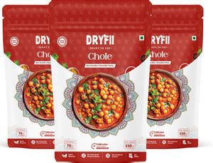 Dryfii Ready-to-Eat Instant Chole | Pure Veg | Freeze Dried ...
