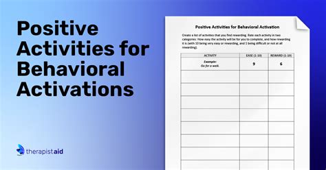 Image result for Behavioral Activation Worksheet